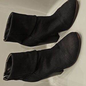 RAG & BONE Black Canvas Ankle Newbury Booties